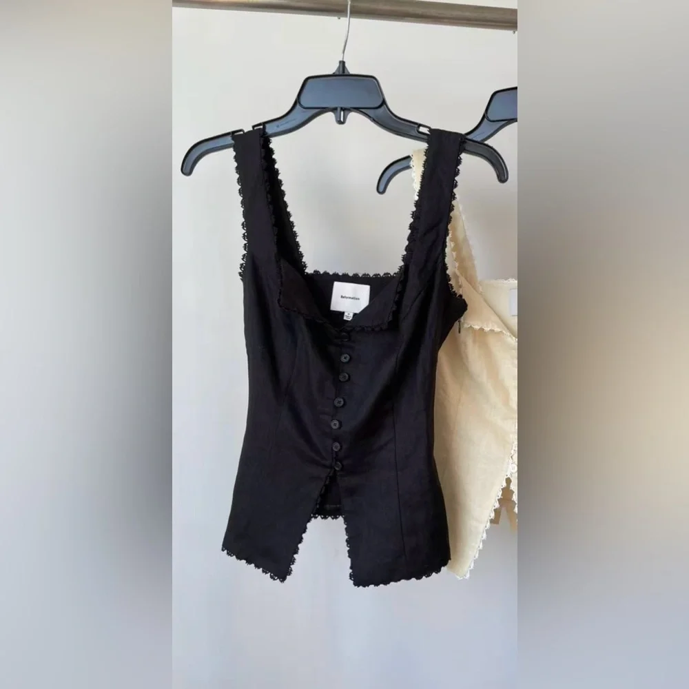 Reformation Black Sleeveless Top - Picture 3 of 4